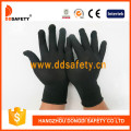 13G Black Nylon Polyester Gloves Dch127